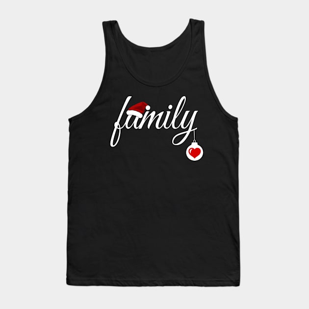 Family Christmas Tank Top by Lulaggio